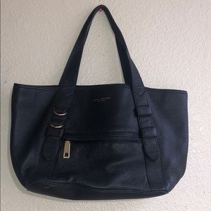 Marc Jacobs XL Shoulder Bag Pebbled Leather Black